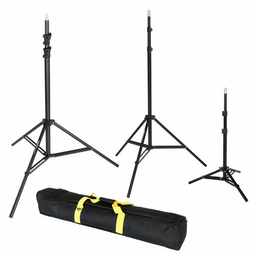 proxistar Lampenstativ- Set + Tasche, 3tlg.