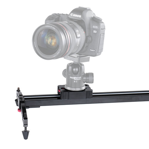 proxistar Videoschiene Video Rail Slider 100 cm mit Kameraschlitten, Tasche