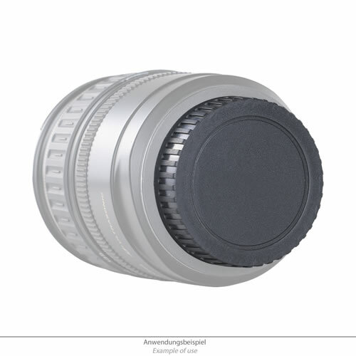RP Kamera vhbw Gehäusedeckel schwarz Kunststoff Objektiv-Rückdeckel Set kompatibel mit Canon EOS R 