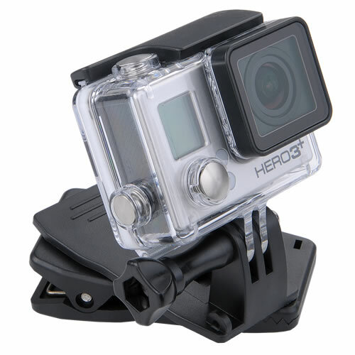 Xiaoyi 4K und die meisten Action-Kameras OSMO Action AFAITH 360 ° Drehbarer Verstellbarer Rucksack Schultergurthalterung Cliphalterung für GoPro Hero 10/9/8/7/6/5/4/3 