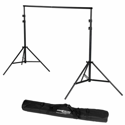 Teleskop Hintergrundsystem Set inkl Stoff weiß 3x6m und Stoff schwarz 3x6m Teleskop Hintergrundsystem Set inkl Stoff weiß 3x6m und Stoff schwarz 3x6m