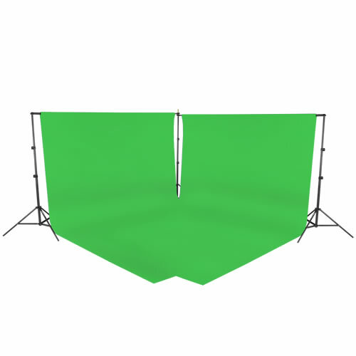 proxistar Teleskop Doppel-Hintergrundsystem Set Chromakey...