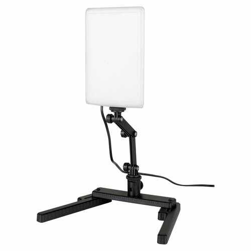 Netzbetriebene LED Videoleuchte LVL-96 mit Standfu�