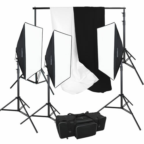 Dauerlicht Chromakey Greenscreen Studioset Daylight...