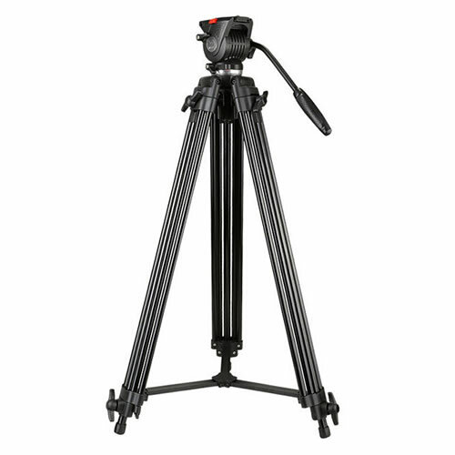 Video Pro Stativ mit Fluid Stativkopf, Tasche