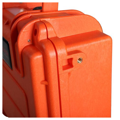 Outdoor Case Fotokoffer Orange Foam Schutzkoffer 246x215x112