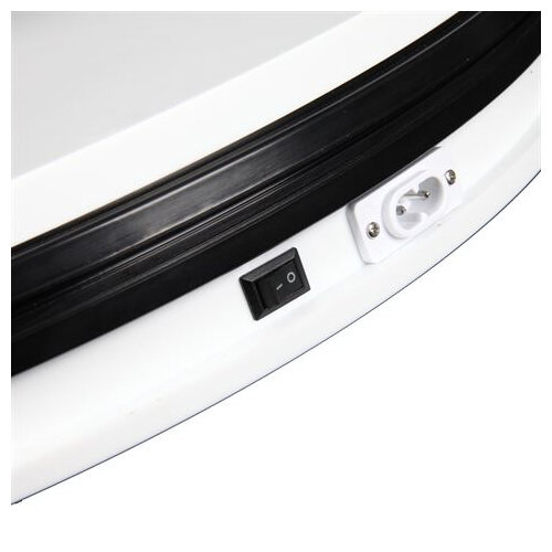 Elektrisches Drehteller SET 45cm weiß LED für Produktfotografie