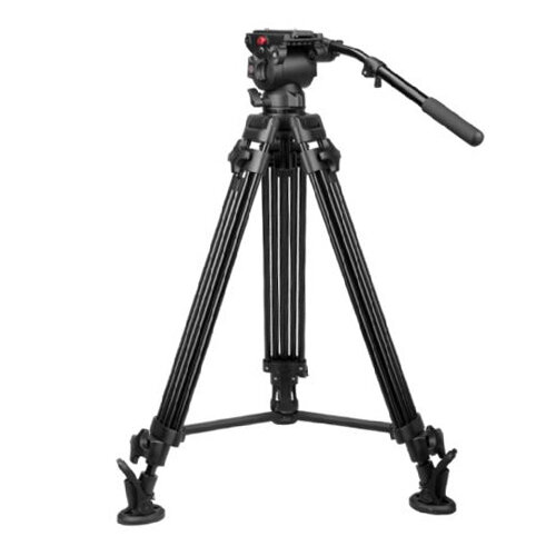 Video Pro Stativ bis 20kg mit Fluid Stativkopf, Tasche