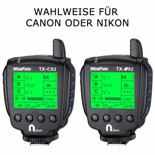 Kabelloser portabler Studioblitz TTL-600W für Canon oder Nikon