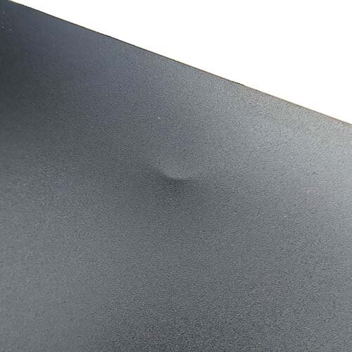 B-Ware Kunststoff-Hintergrund matt - schwarz 100x200 cm
