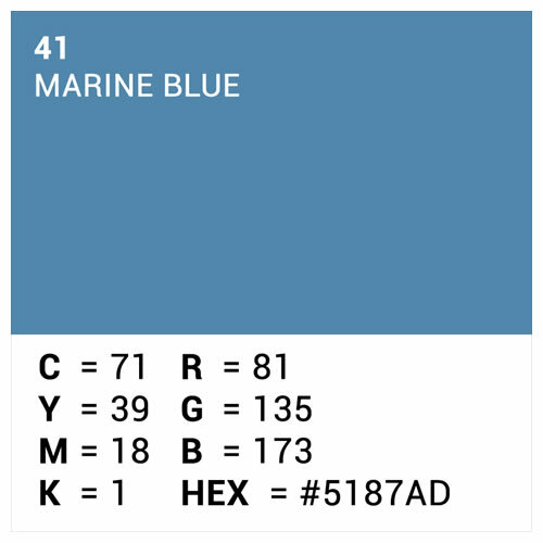 Hintergrundkarton 1,35x11m Marine Blue