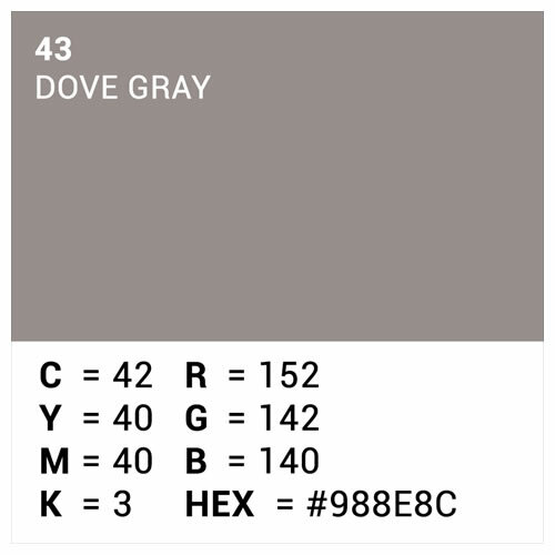 Hintergrundkarton 1,35x11m Dove Grey