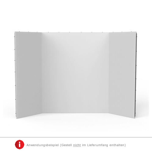 Hintergrundstoff Weiß für Aufstellbares Panorama Panel 240x400cm
