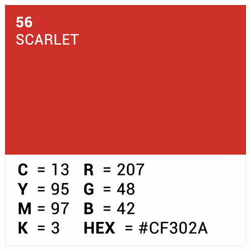 Hintergrundkarton 1,35x11m Scarlet